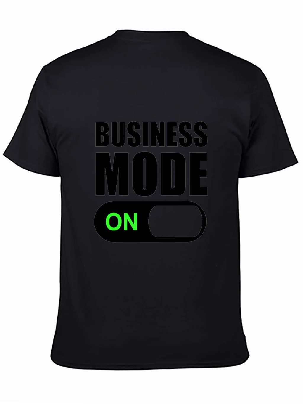 Business Mode On Black T-Shirt product image 4