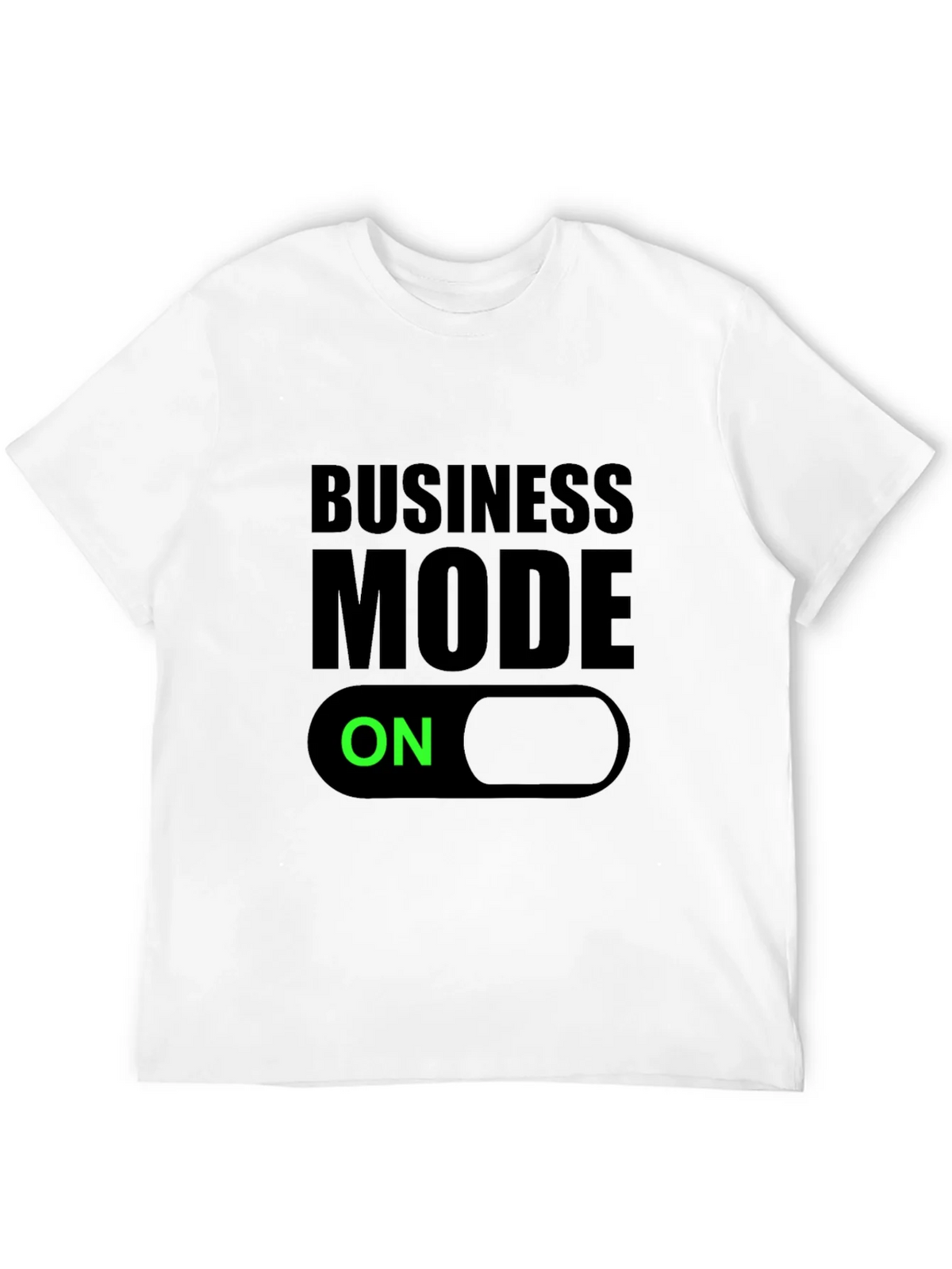 Business Mode On Black T-Shirt product image 11