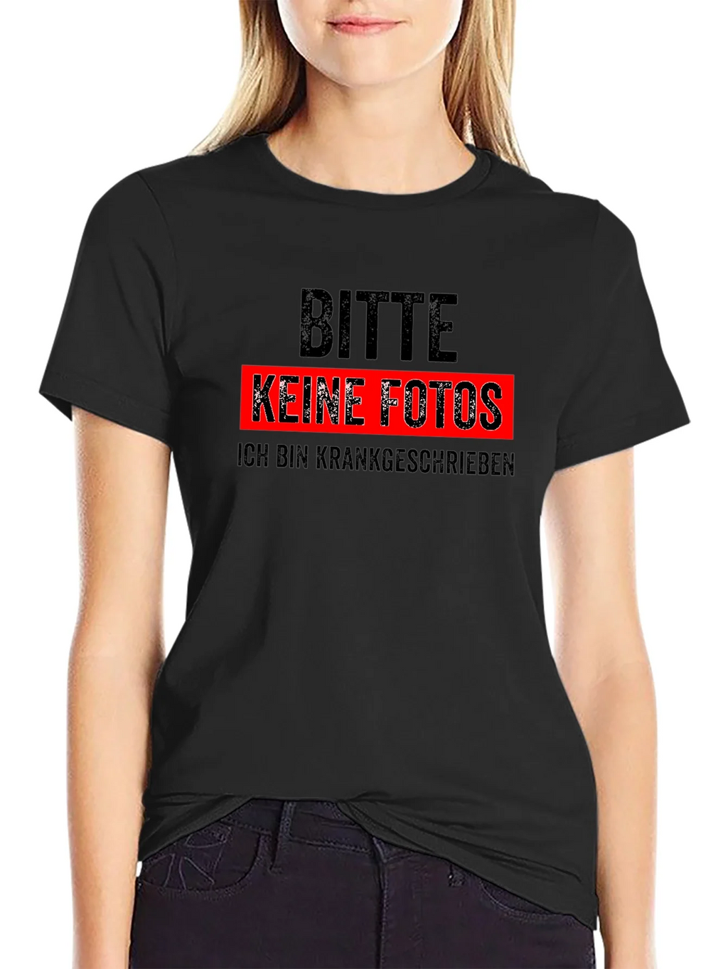 Bitte Keine Fotos Mens T-Shirt - Sarcastic German Humor Tee product image 2