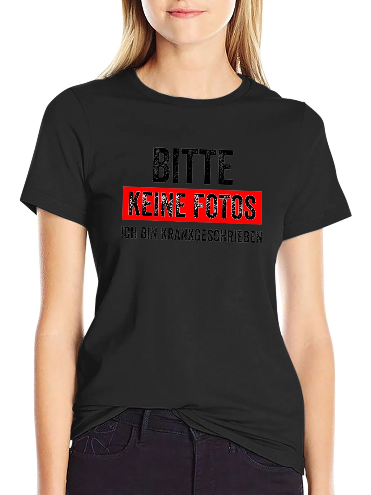 Bitte Keine Fotos Mens T-Shirt - Sarcastic German Humor Tee product image 2