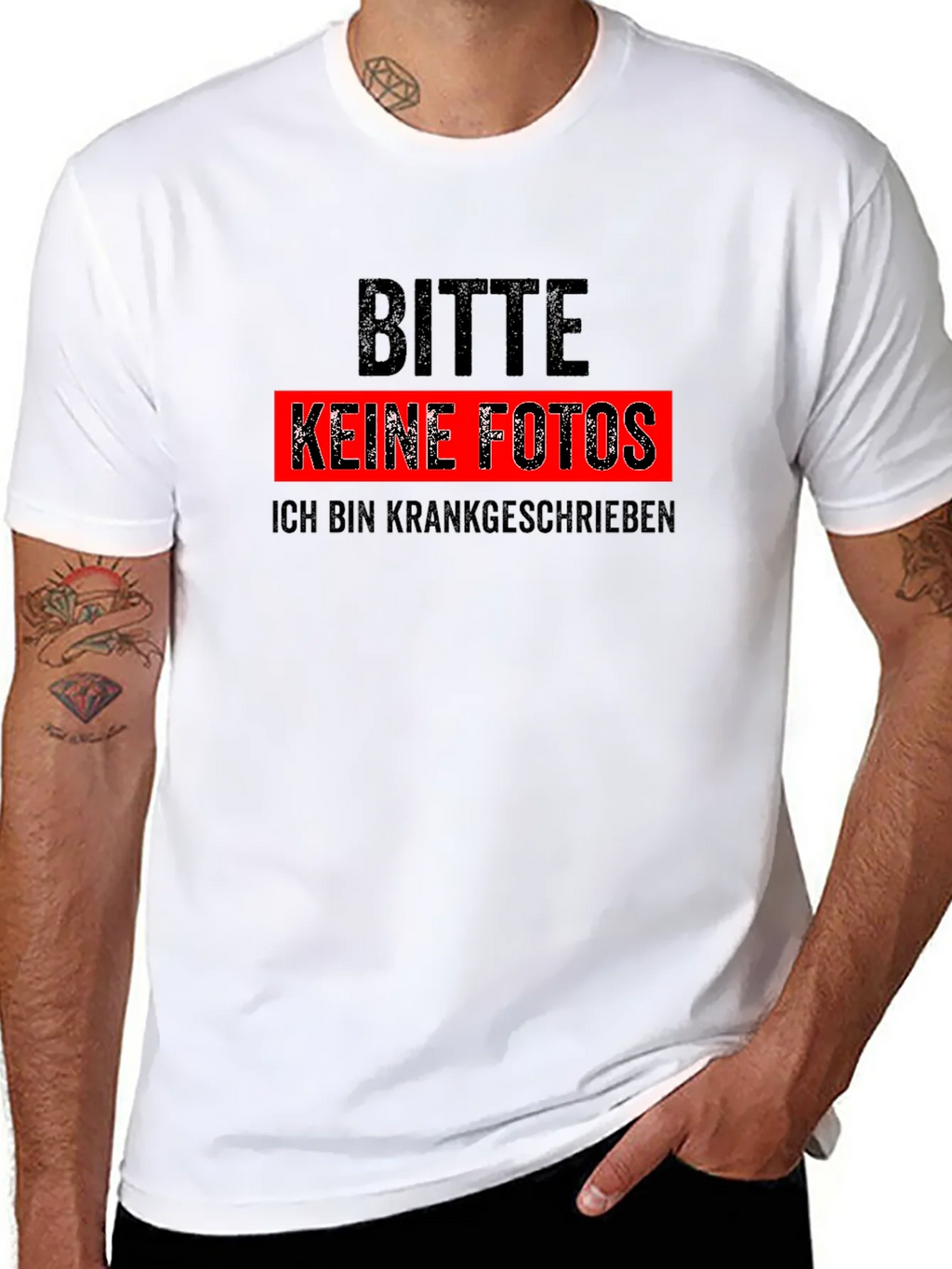 Bitte Keine Fotos Mens T-Shirt - Sarcastic German Humor Tee product image 7