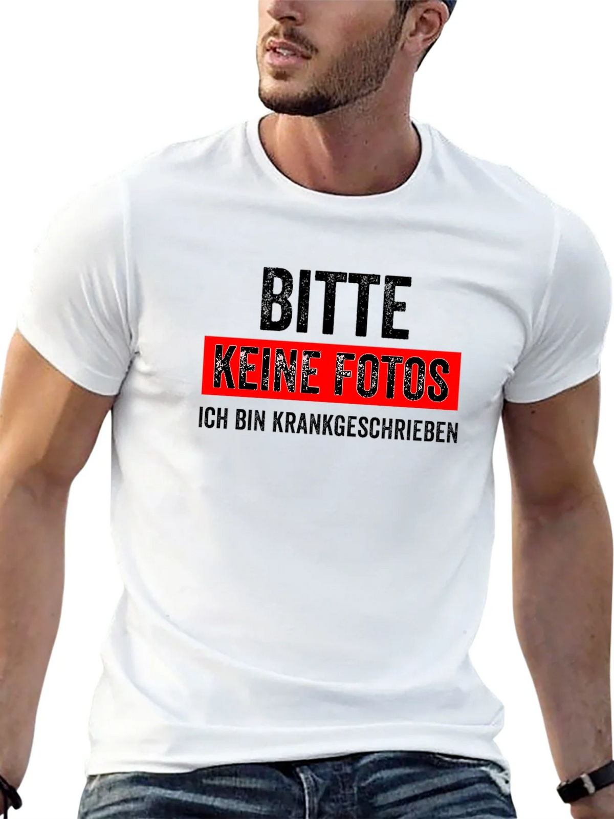Bitte Keine Fotos Mens T-Shirt - Sarcastic German Humor Tee product image 12