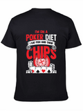Poker Diet Graphic Tee - Eat Fish and Chips! product image 1