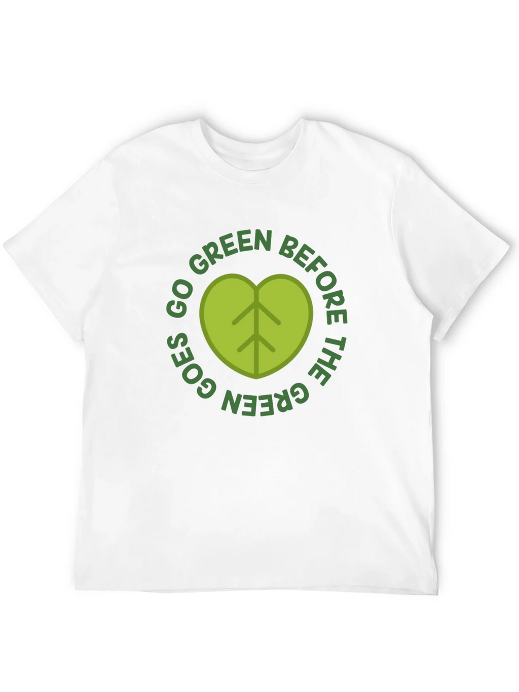Go Green T-Shirt - Organic Eco Friendly Design product image 4