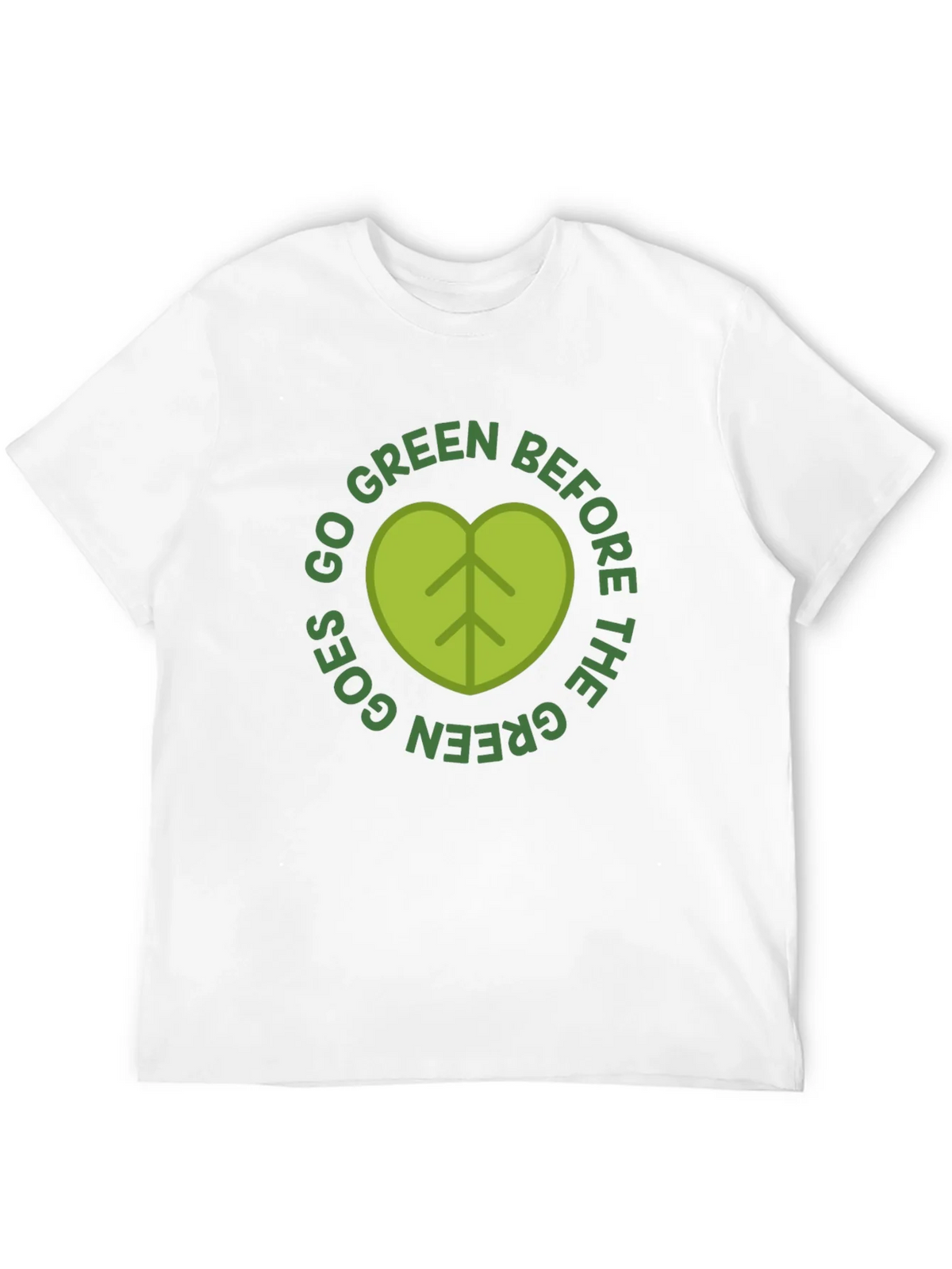 Go Green T-Shirt - Organic Eco Friendly Design product image 4