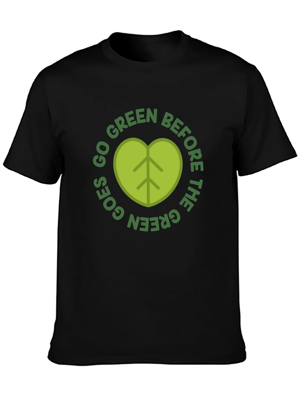 Go Green T-Shirt - Organic Eco Friendly Design product image 1