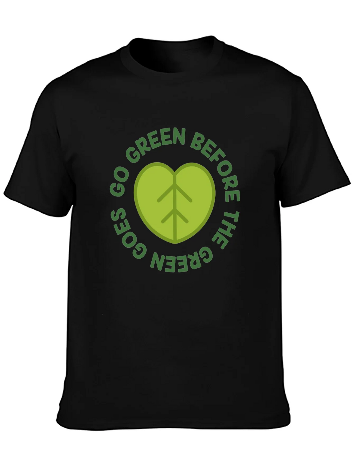 Go Green T-Shirt - Organic Eco Friendly Design product image 1