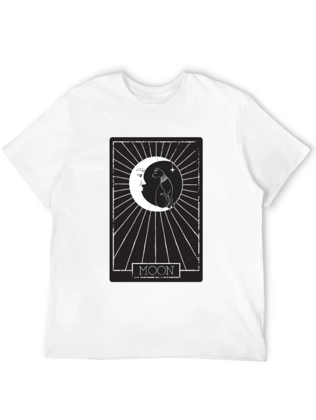 Moon Tarot Card Cat T-Shirt - Mystical Design product image 11