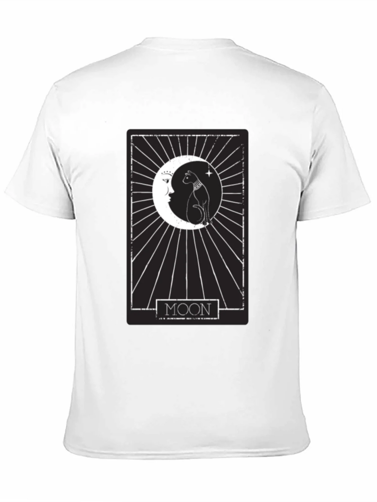 Moon Tarot Card Cat T-Shirt - Mystical Design product image 10