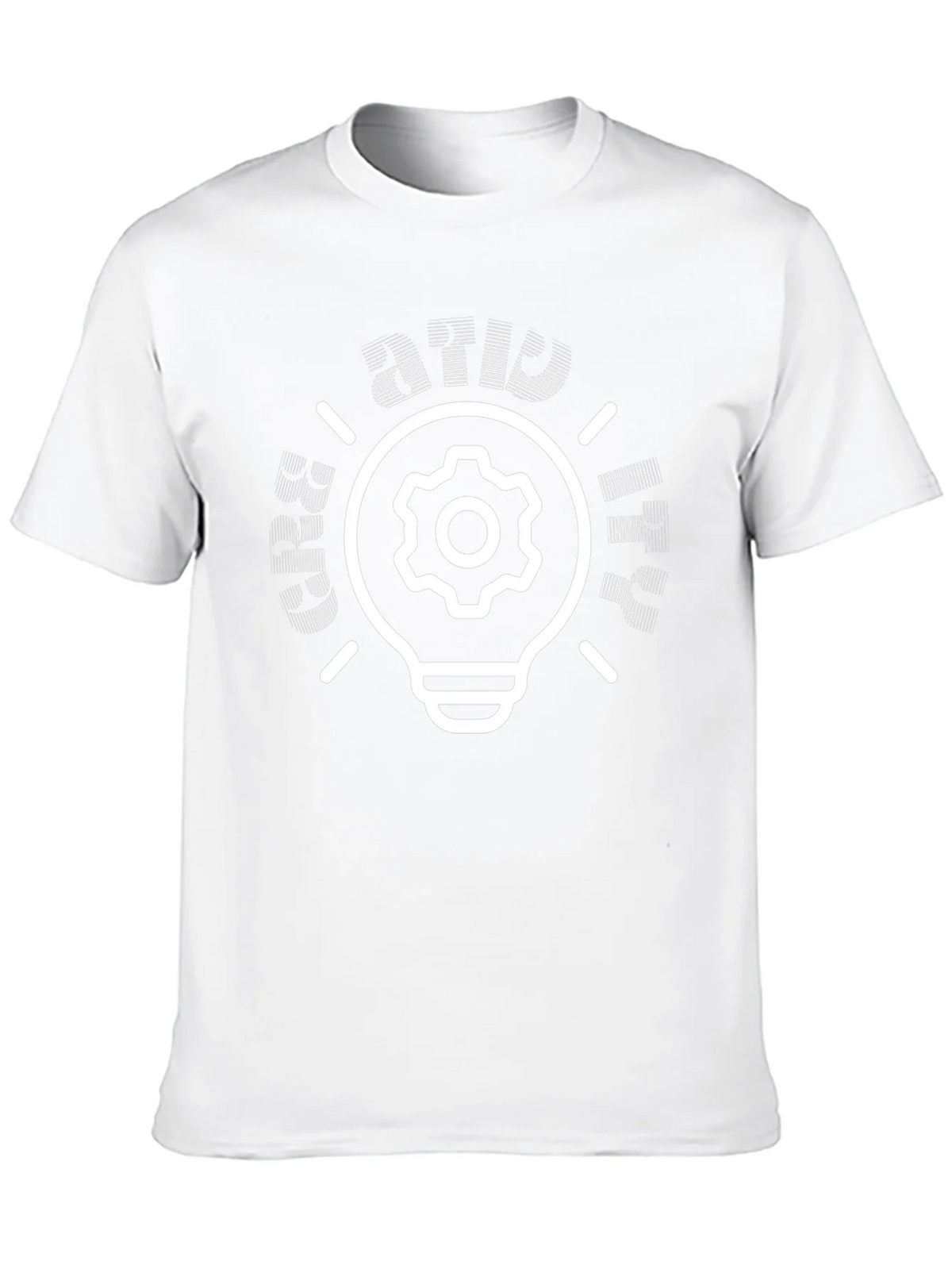 Creative Idea T-Shirt - Gear Light Bulb Design product image 6