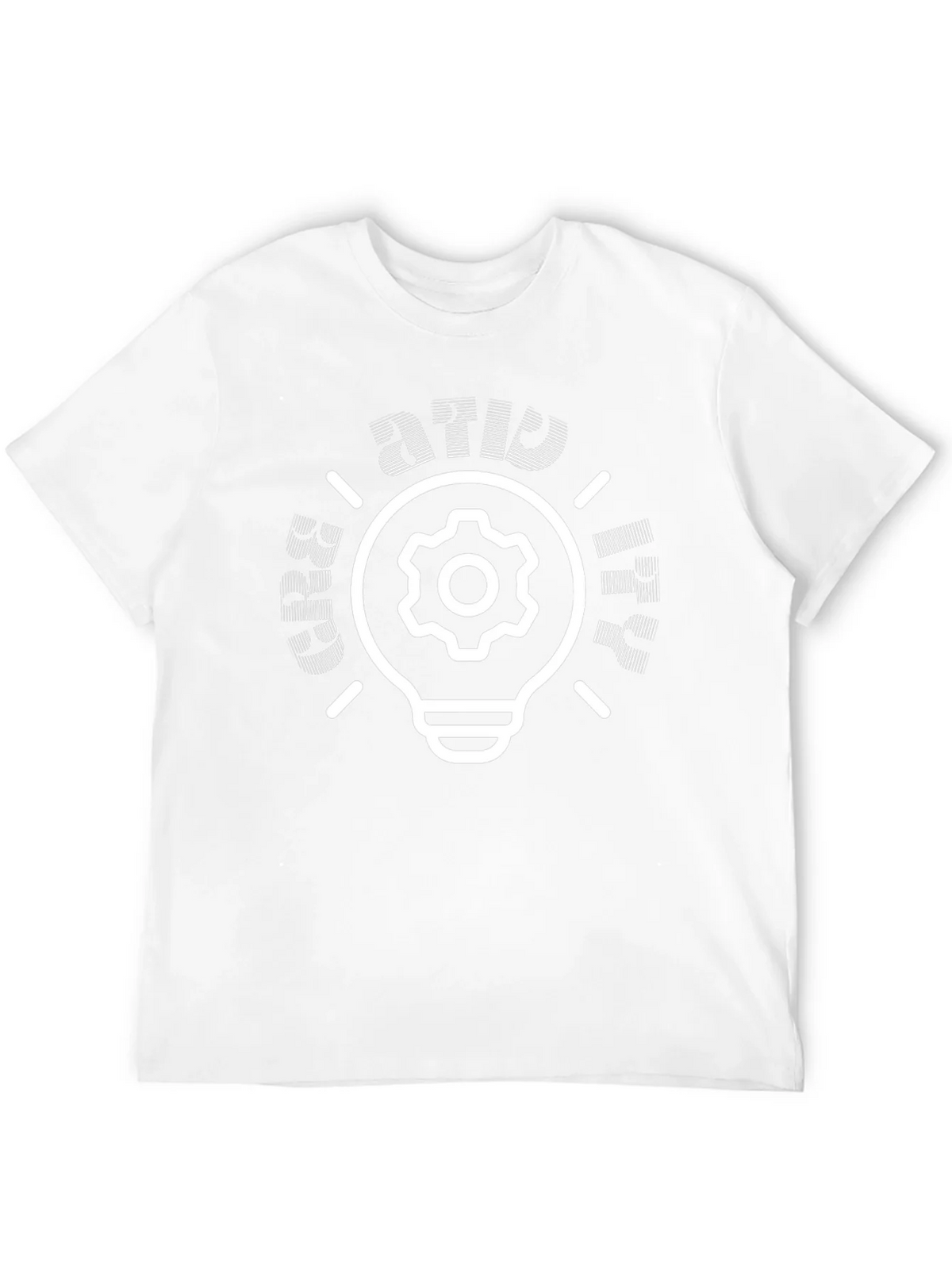 Creative Idea T-Shirt - Gear Light Bulb Design product image 8