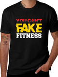 You Cant Fake Fitness Graphic Tee product image 1