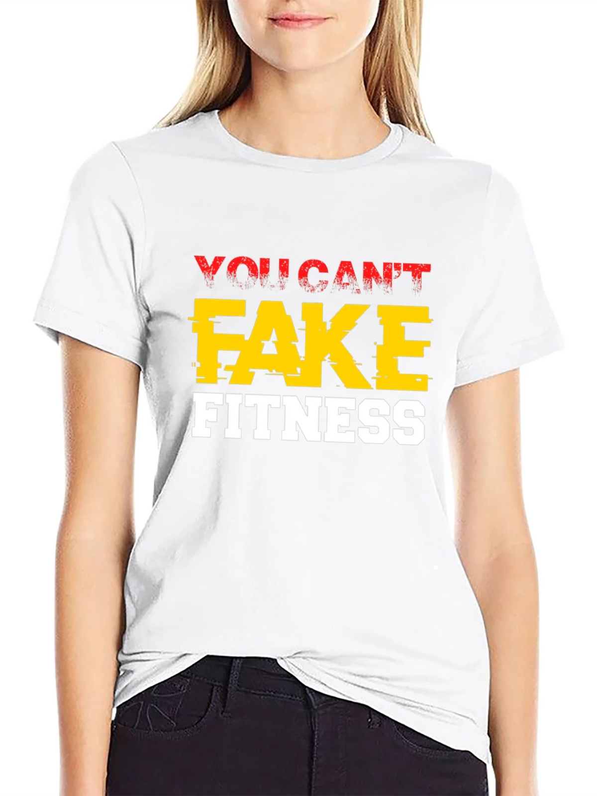 You Cant Fake Fitness Graphic Tee product image 8