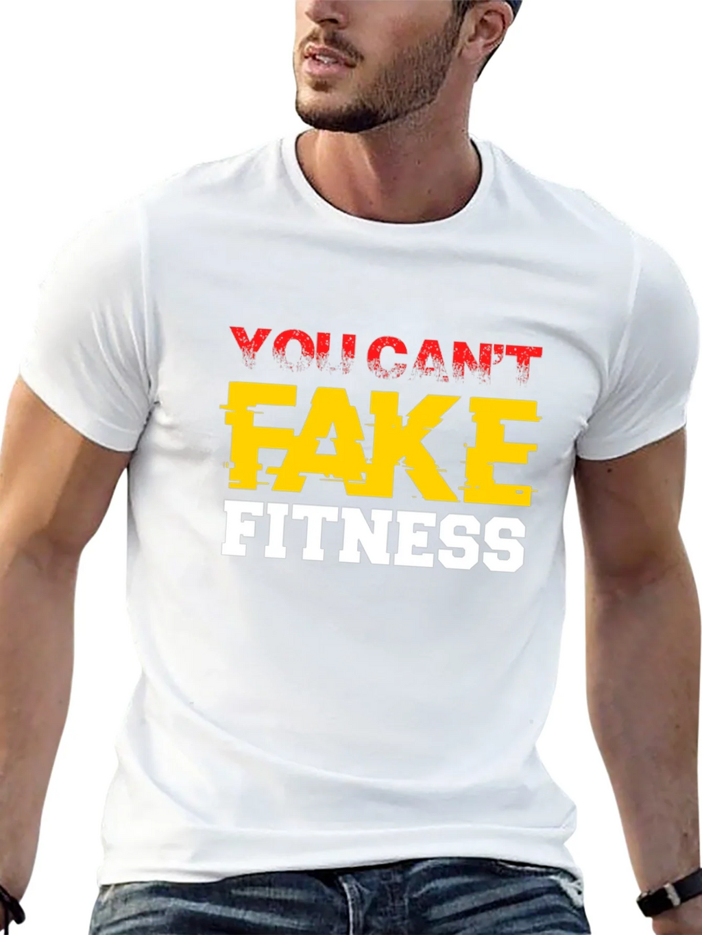 You Cant Fake Fitness Graphic Tee product image 12