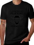 Field Hockey T-Shirt - Id Rather Be Playing product image 1