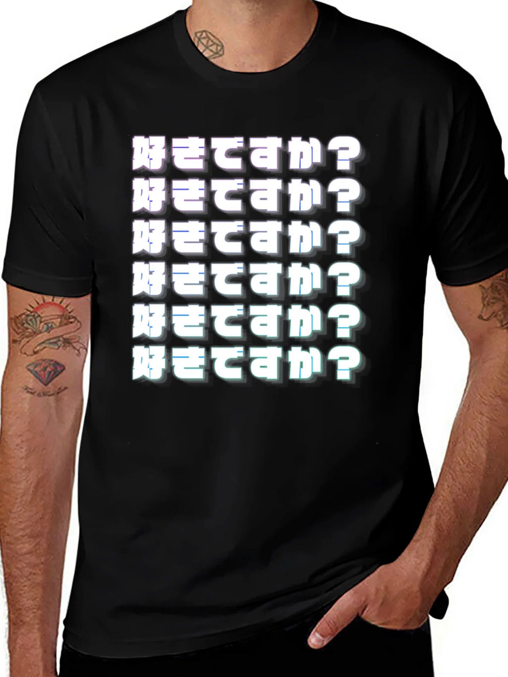Japanese Text Graphic T-Shirt product image 1