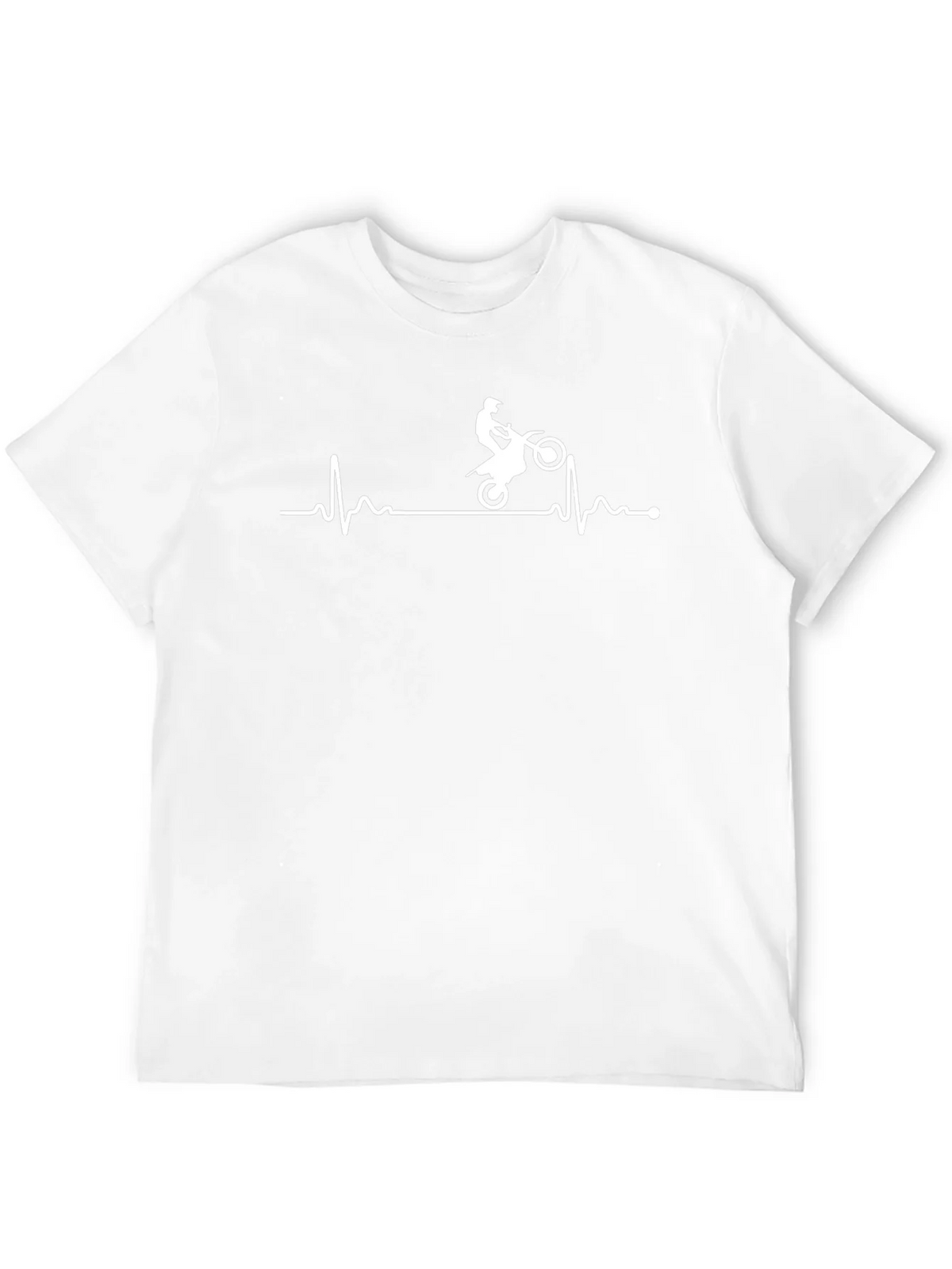 Motorcross Heartbeat Graphic Tee - Black product image 11