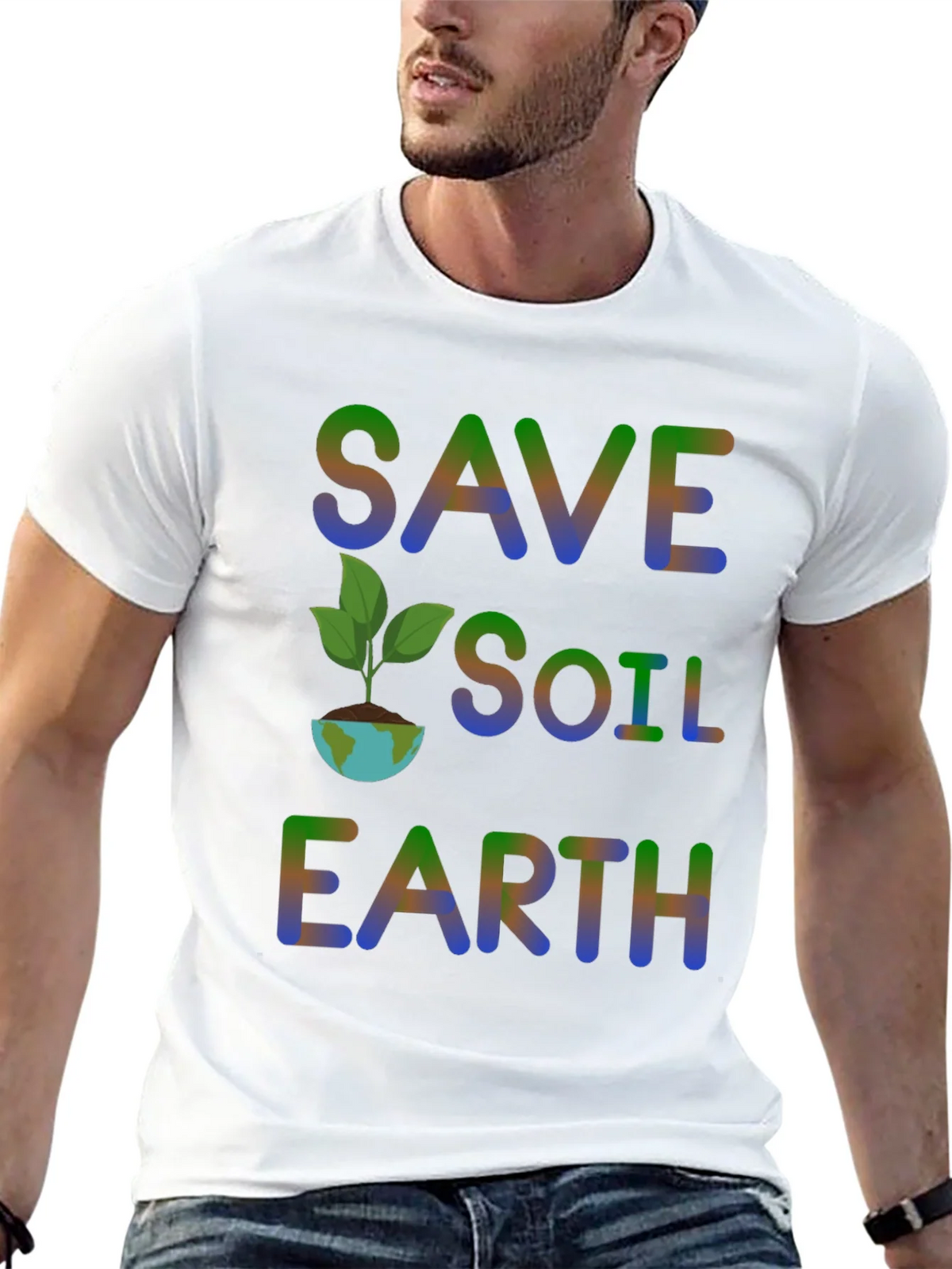 Save Soil Earth T-Shirt - Environmental Awareness product image 12