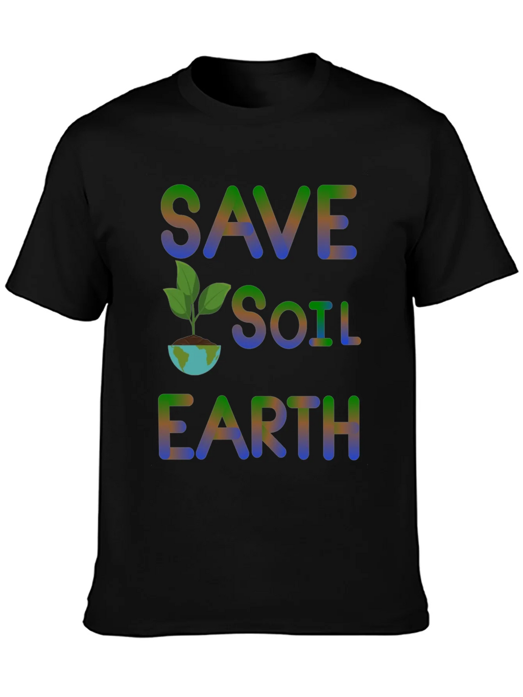 Save Soil Earth T-Shirt - Environmental Awareness product image 3