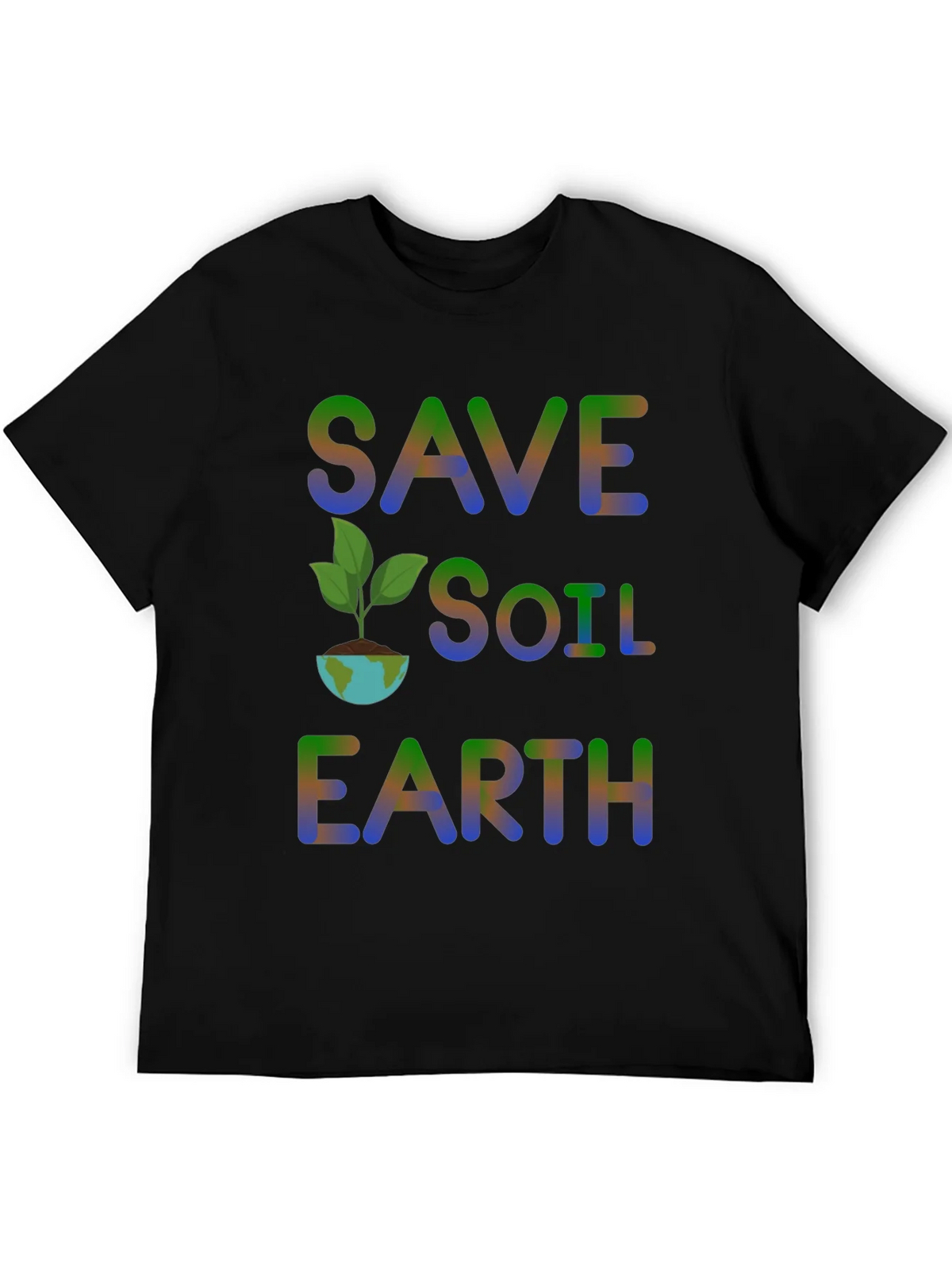 Save Soil Earth T-Shirt - Environmental Awareness product image 5