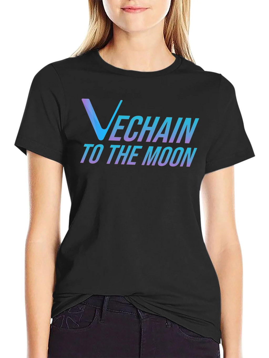 VeChain Crypto T-Shirt - To The Moon Design product image 1