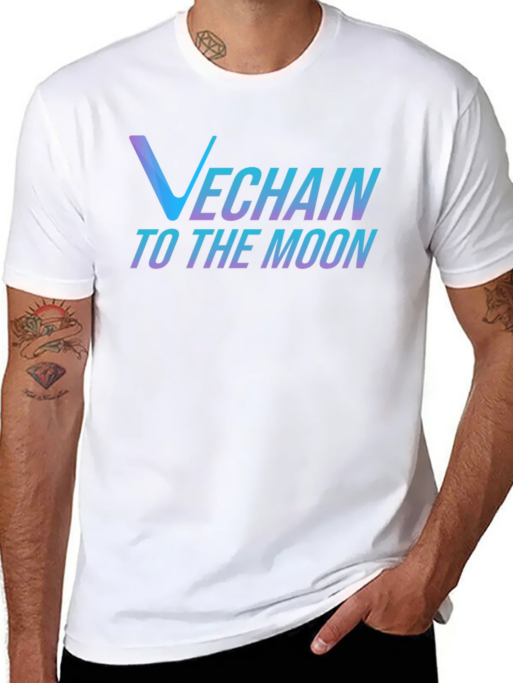 VeChain Crypto T-Shirt - To The Moon Design product image 4