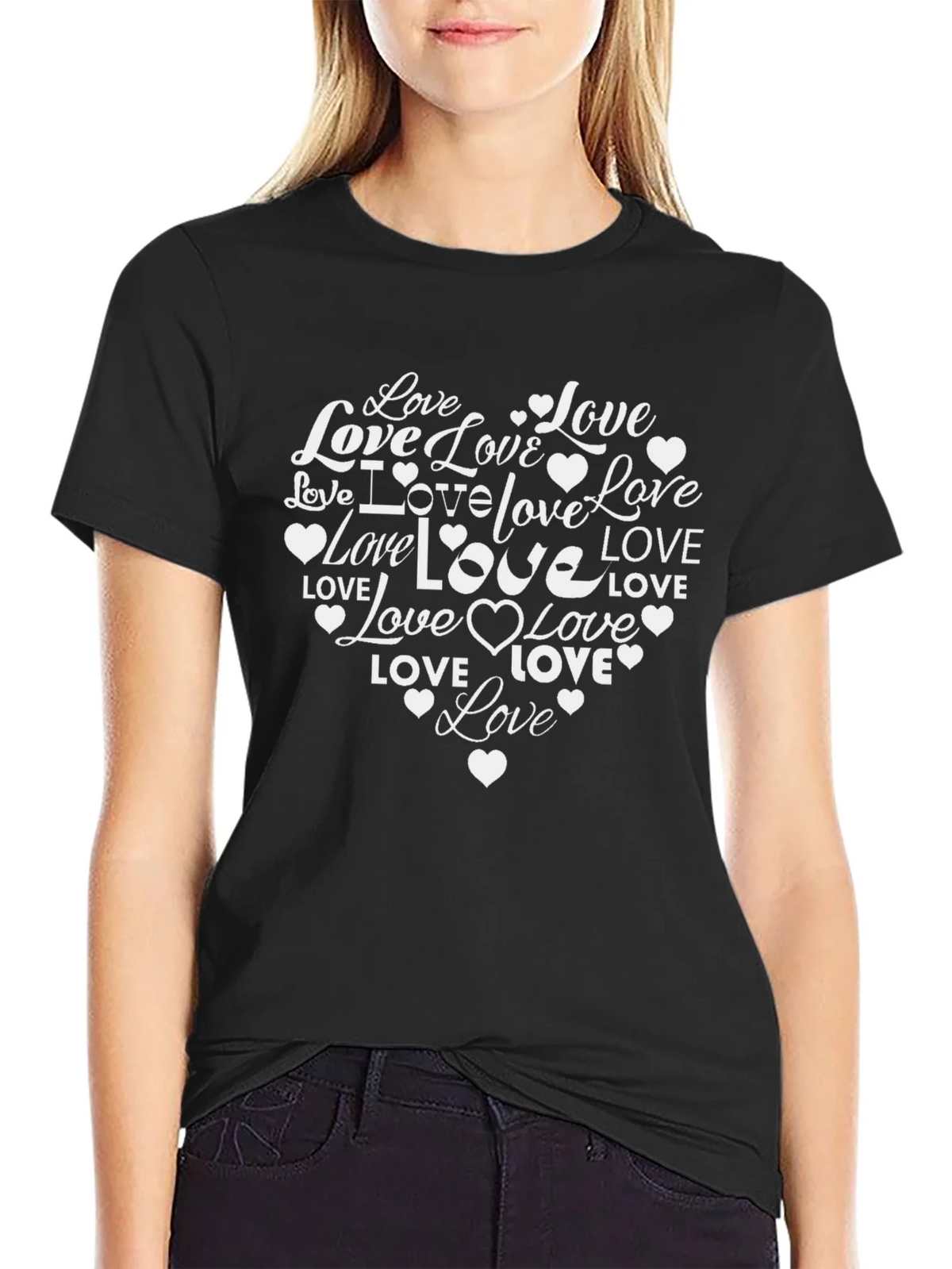 Love Heart Graphic Tee - Stylish Valentines Day Shirt product image 2