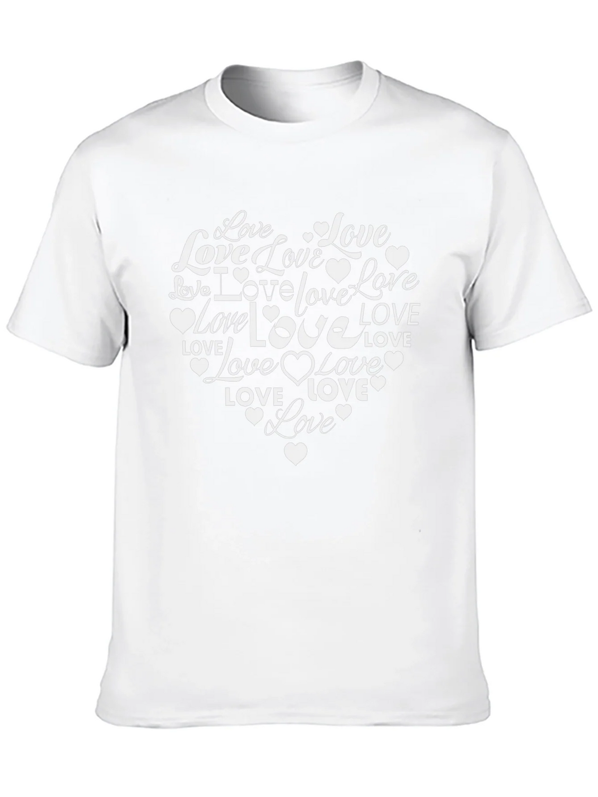 Love Heart Graphic Tee - Stylish Valentines Day Shirt product image 7