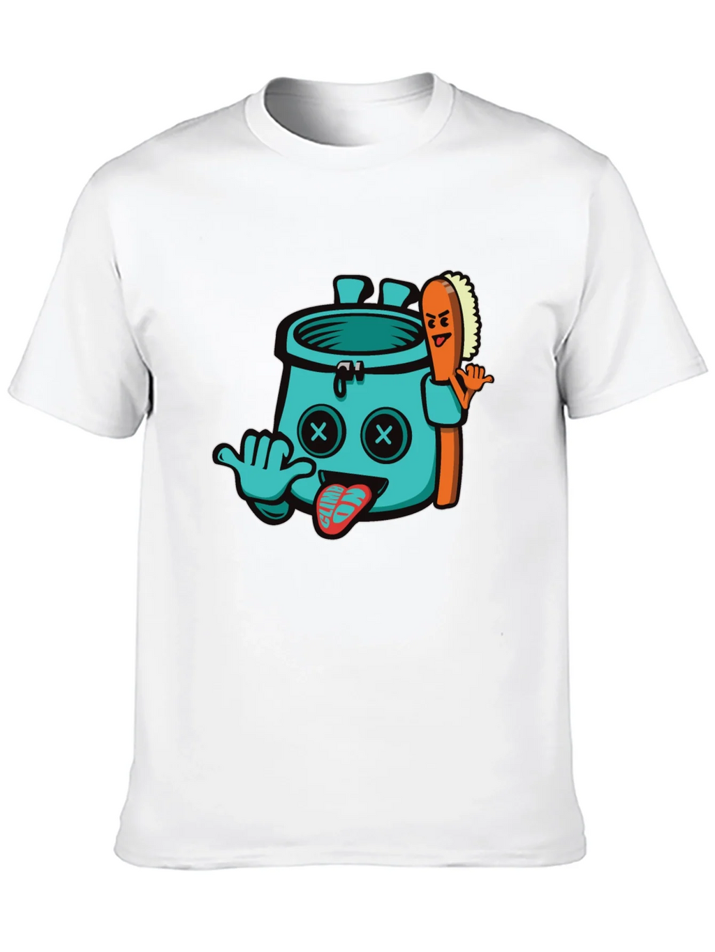 Funny Climbing Chalk Bag T-Shirt