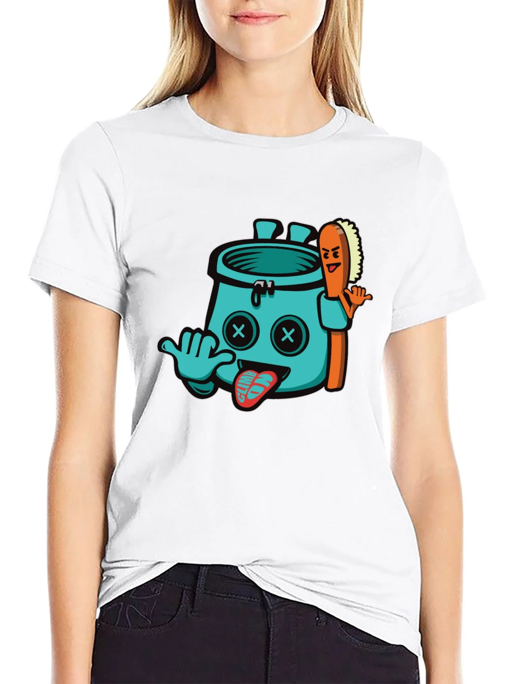 Funny Climbing Chalk Bag T-Shirt
