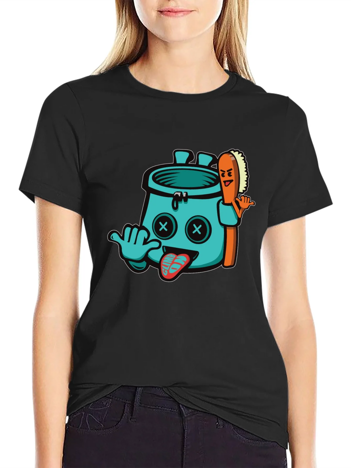 Funny Climbing Chalk Bag T-Shirt