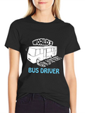 Worlds Okayest Bus Driver T-Shirt product image 1