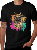 Pug Splatter Graphic Tee - Unisex product image 1