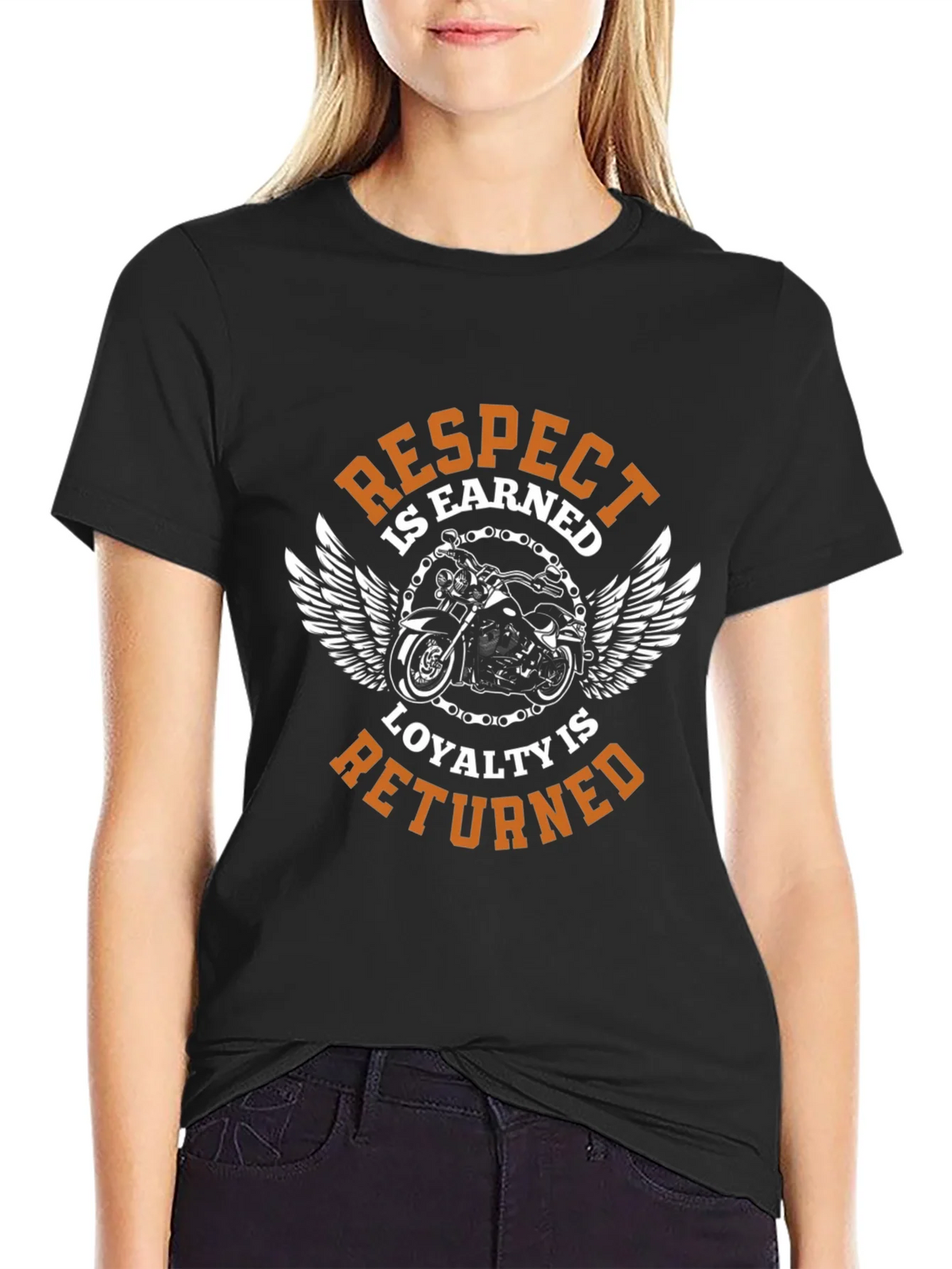 Respect is Earned Biker T-Shirt product image 2