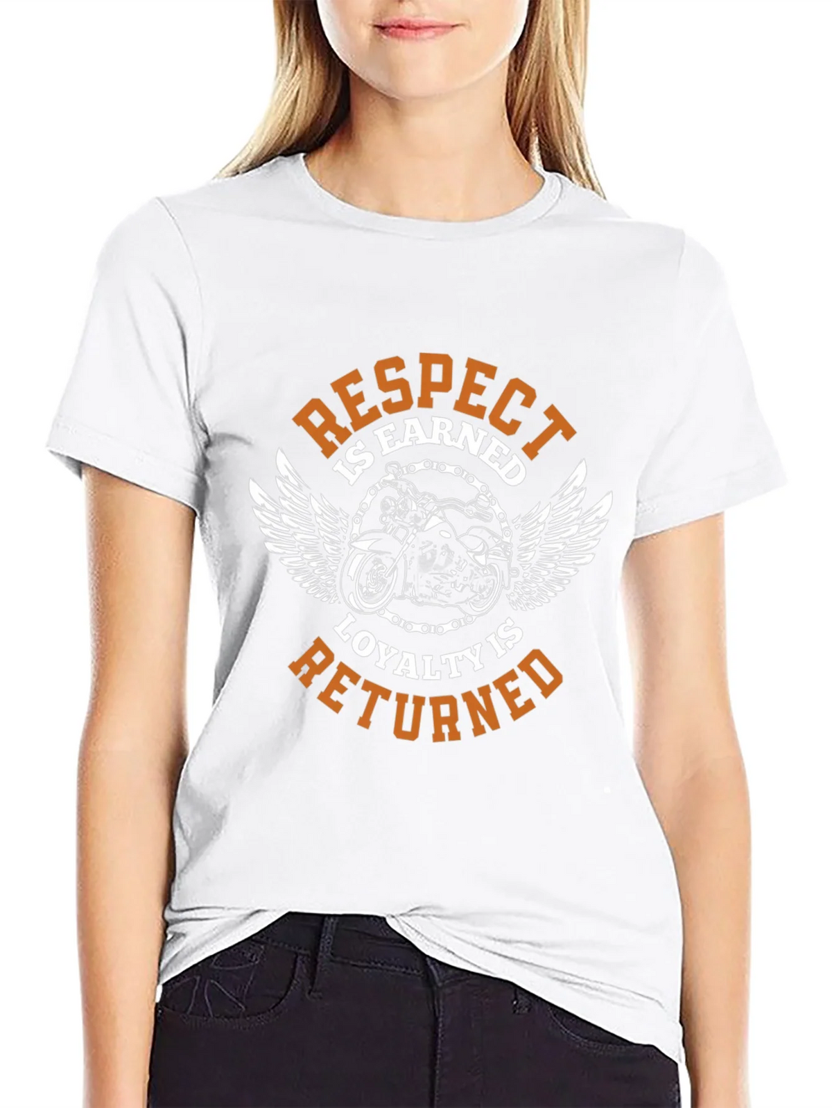 Respect is Earned Biker T-Shirt product image 8