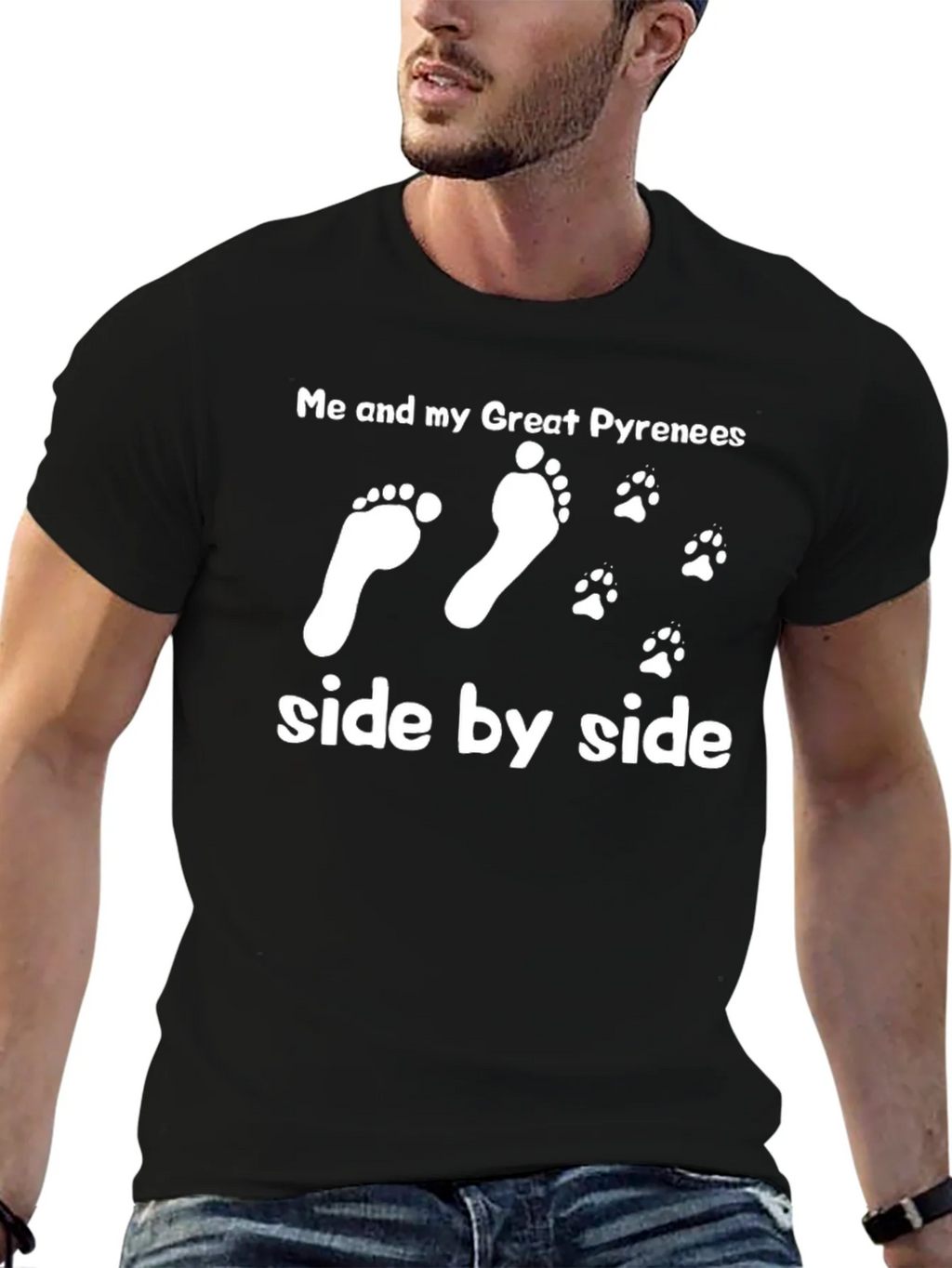 Great Pyrenees T-Shirt: Me and My Dog Side by product image 6
