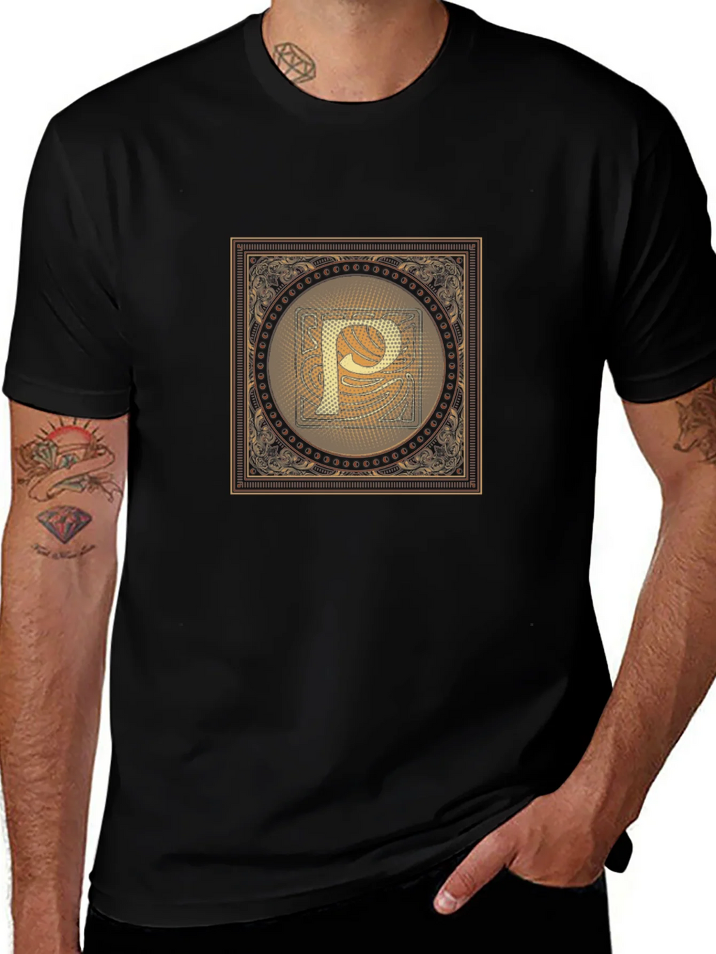 Letter P Graphic T-Shirt - Stylish & Unique Design product image 1