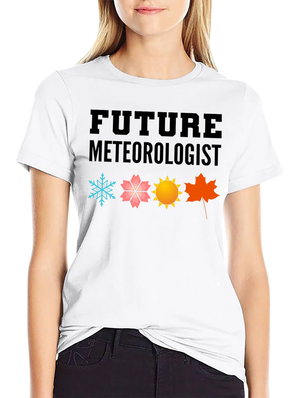 Future Meteorologist Black Graphic T-Shirt product image 8