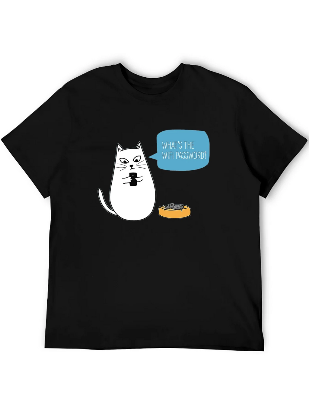 Funny Cat WiFi Password T-Shirt product image 3
