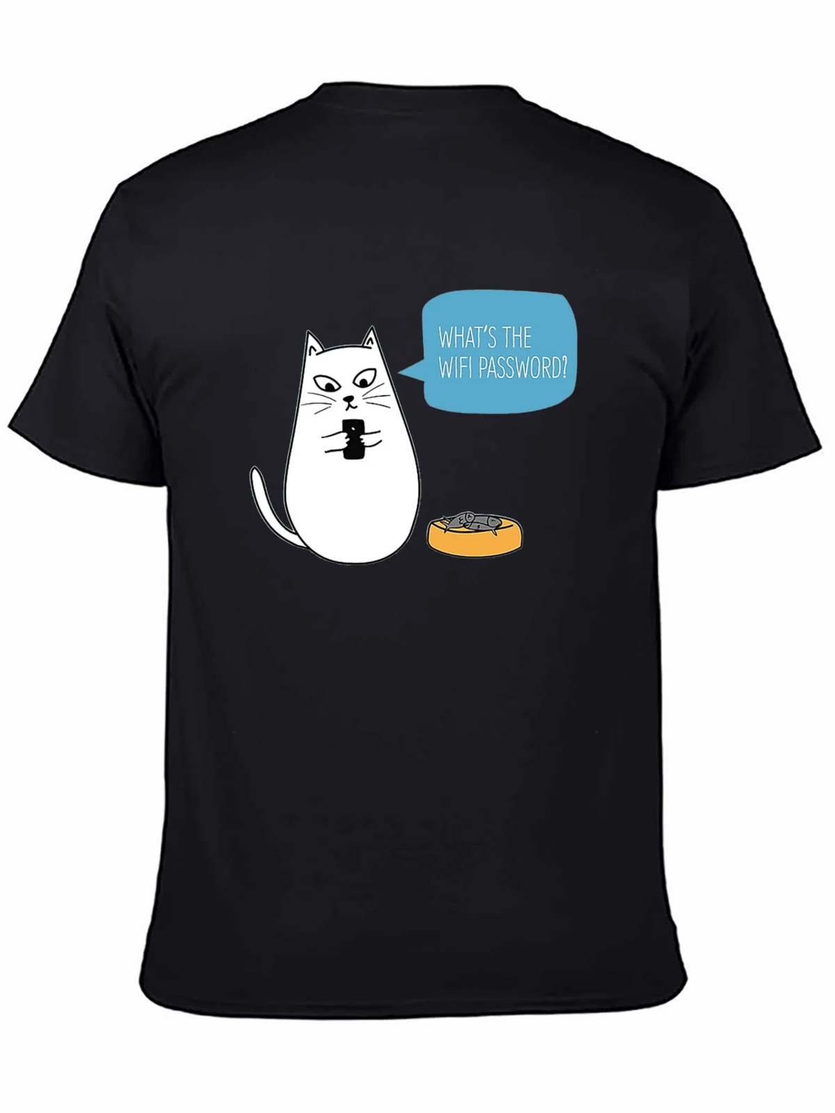 Funny Cat WiFi Password T-Shirt product image 2