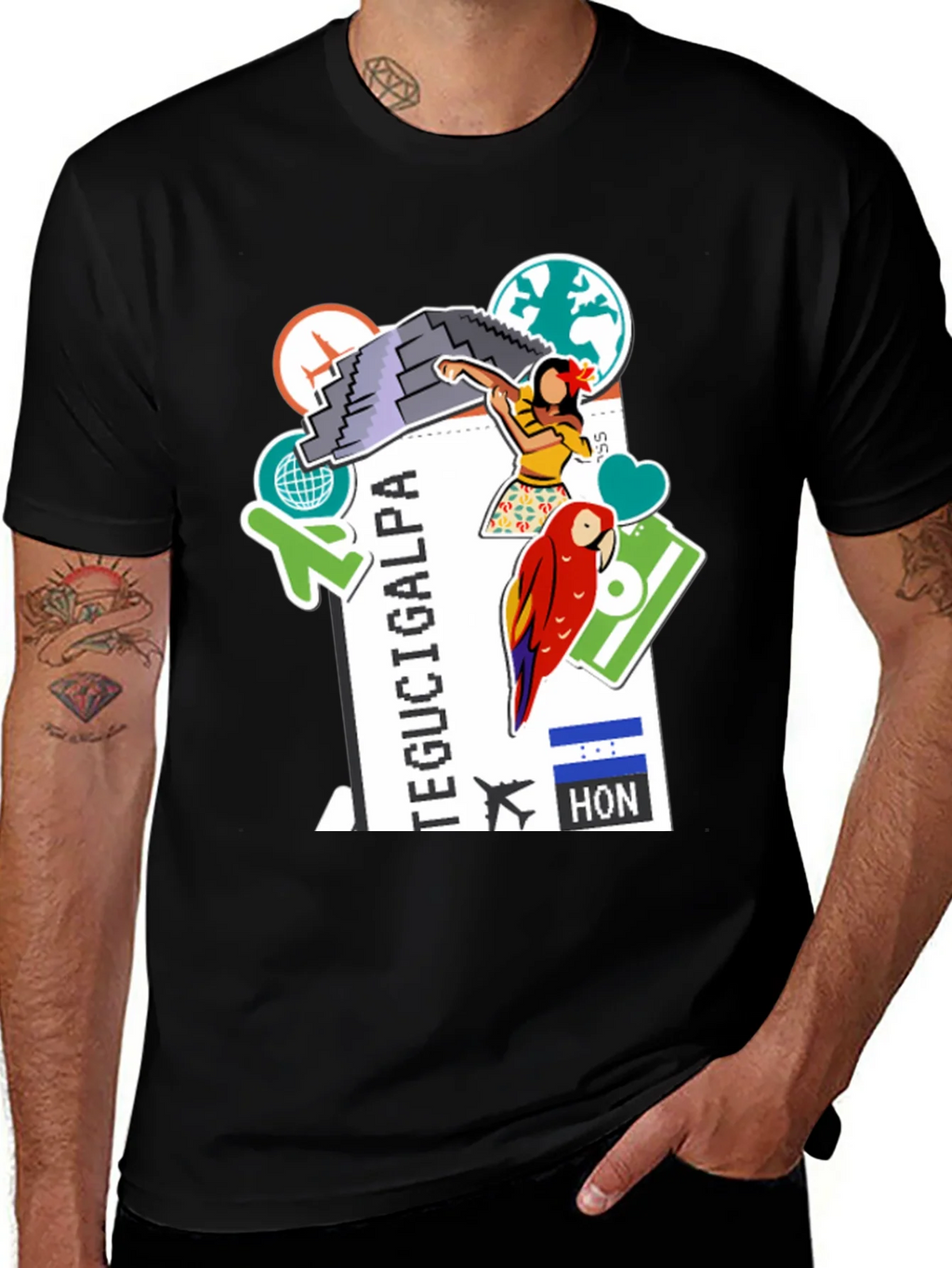 Tegucigalpa Honduras Travel T-Shirt product image 1