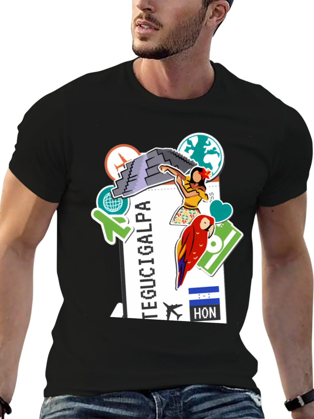 Tegucigalpa Honduras Travel T-Shirt product image 6