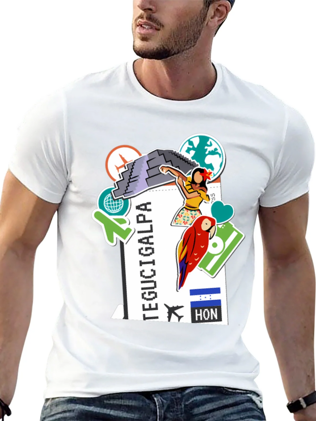 Tegucigalpa Honduras Travel T-Shirt product image 10