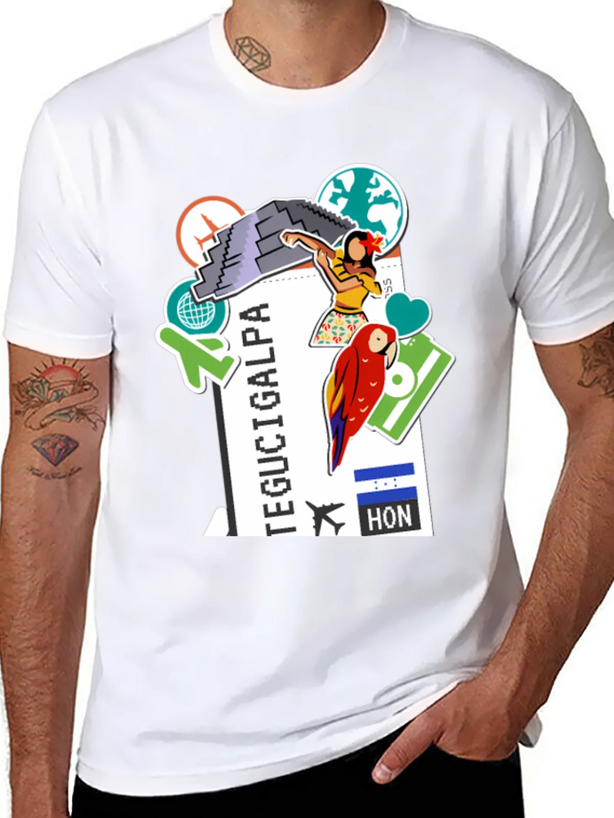 Tegucigalpa Honduras Travel T-Shirt product image 7