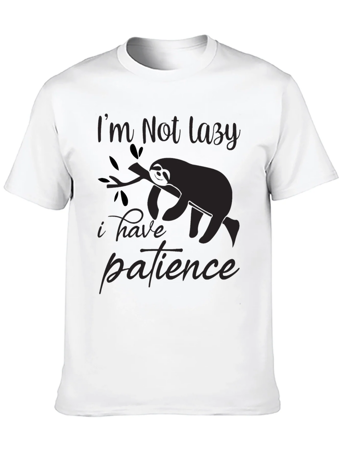 Im Not Lazy T-Shirt Sloth Patience Graphic Tee product image 9