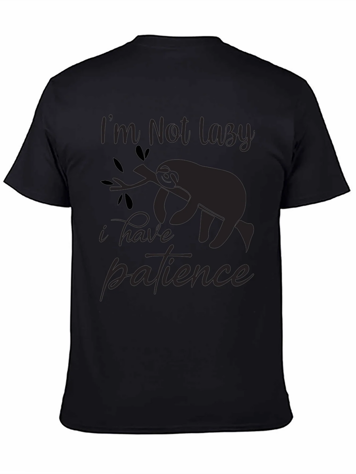 Im Not Lazy T-Shirt Sloth Patience Graphic Tee product image 4
