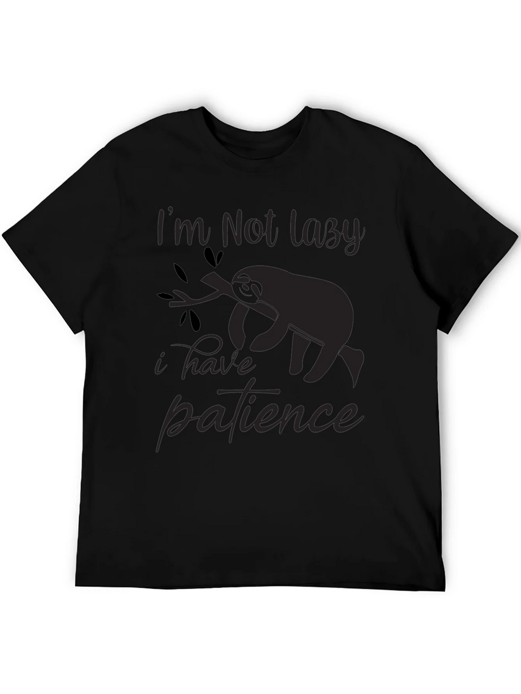 Im Not Lazy T-Shirt Sloth Patience Graphic Tee product image 5