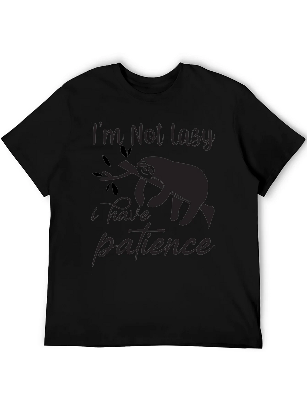 Im Not Lazy T-Shirt Sloth Patience Graphic Tee product image 5