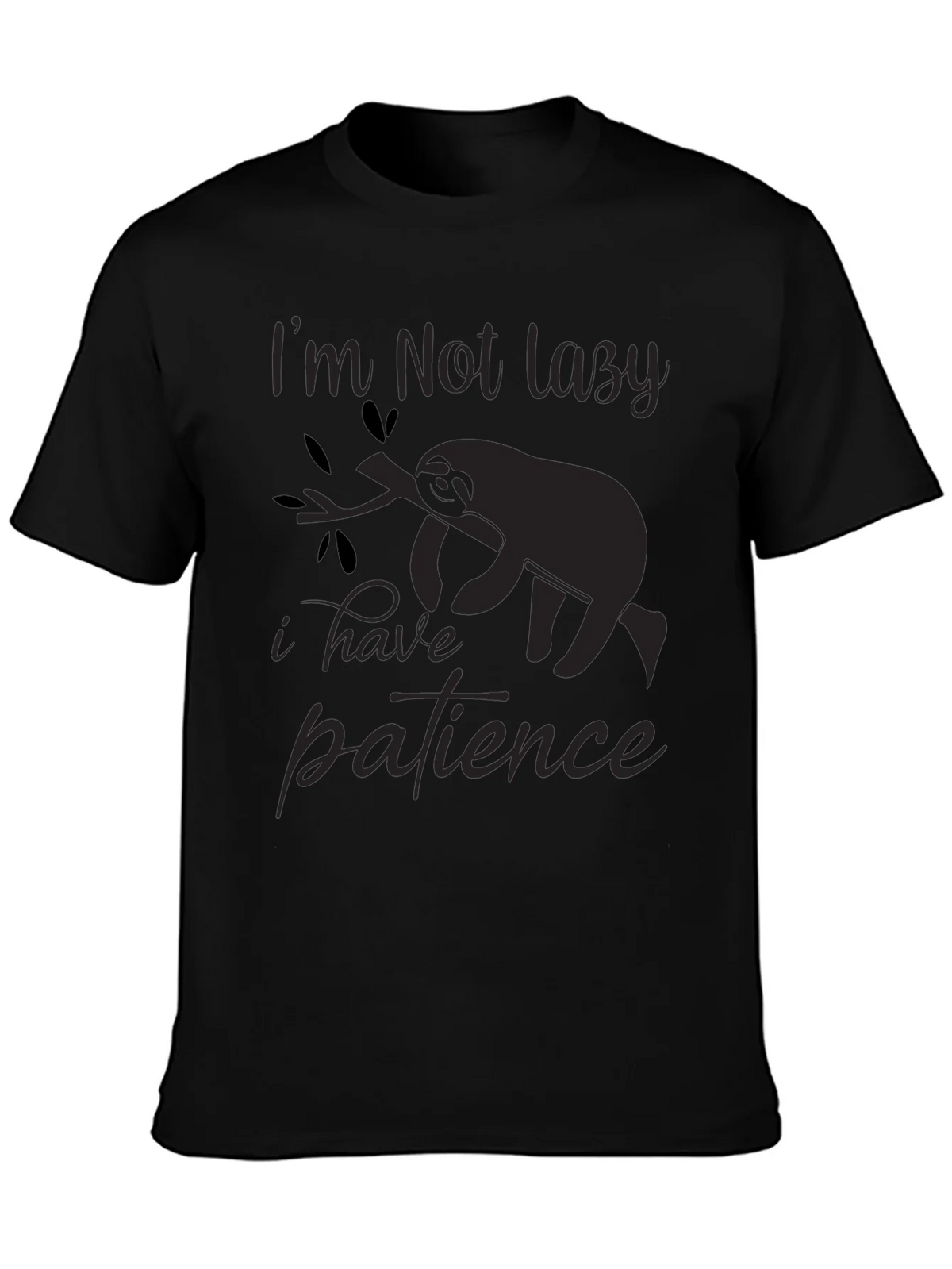 Im Not Lazy T-Shirt Sloth Patience Graphic Tee product image 3