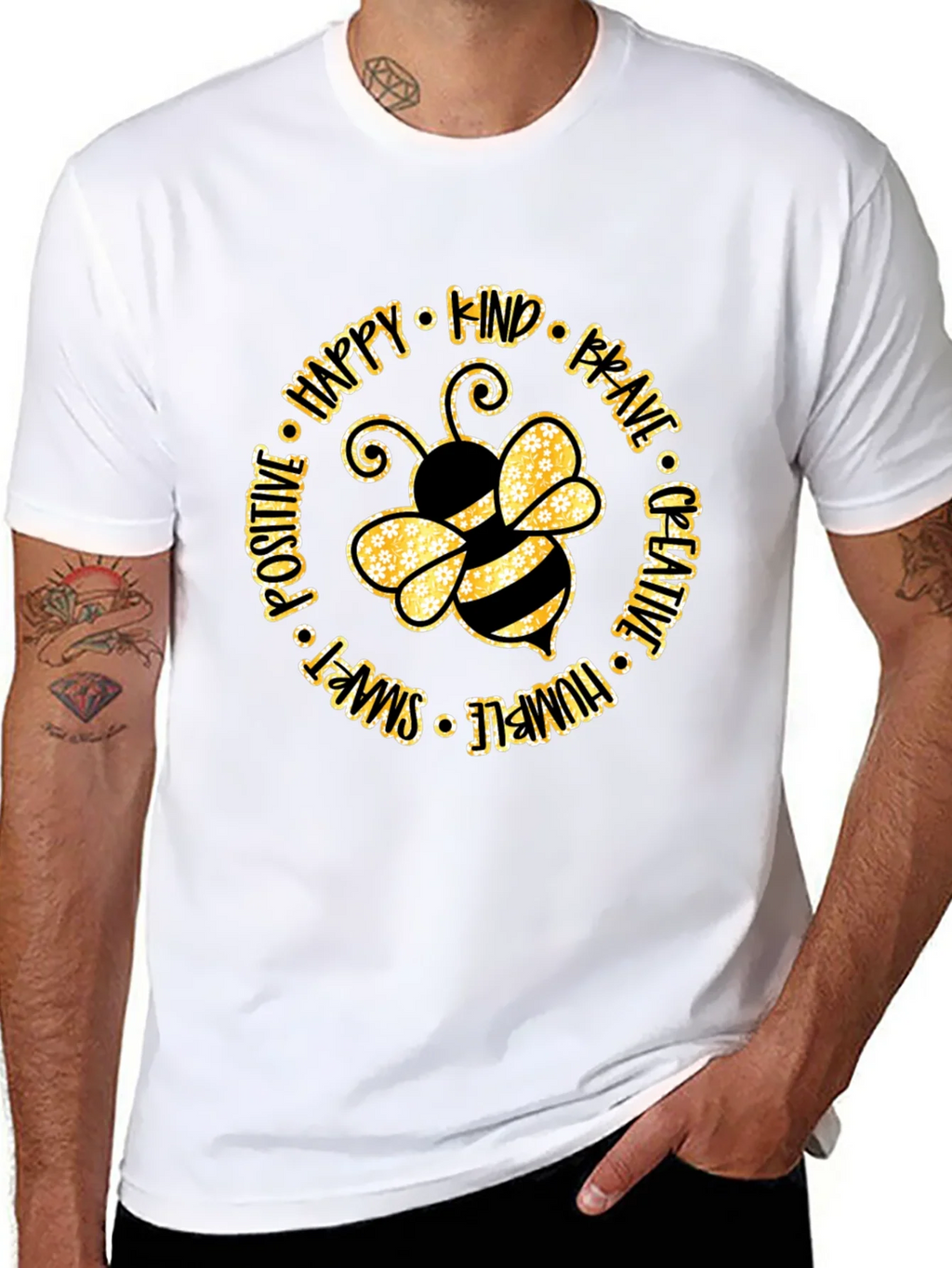 Bee Kind Graphic Tee - Positive Vibes Shirt product image 7